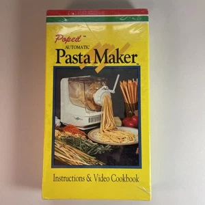 Popeil Automatic Pasta Maker Instructions & Video Cookbook VHS - Picture 1 of 2