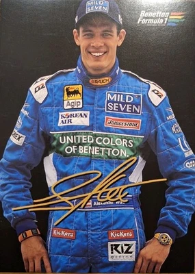 Autogrammkarte Alexander Wurz Benetton 1999 - Bild 1 von 2