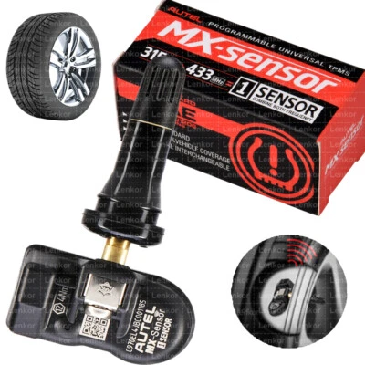 Autel TPMS Sensor MX-Sensor 315MHz + 433MHz Programmable Universal Rubber Valve - Image 1 of 4
