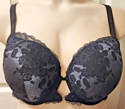 NEW - TORRID - Black Lacey Underwire Push-up T-Shirt bra - size 42C - Image 1 of 4