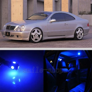 Kit de luz interior LED 10000K azul 14 para Mercedes Benz clase CLK W208 1998-2002 - Imagen 1 de 10