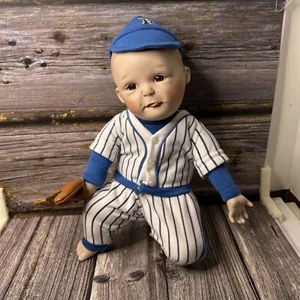 Ashton Drake PAUL Boy DOLL Porcelain Yolanda Bello Baseball Baby Precious - Picture 1 of 7