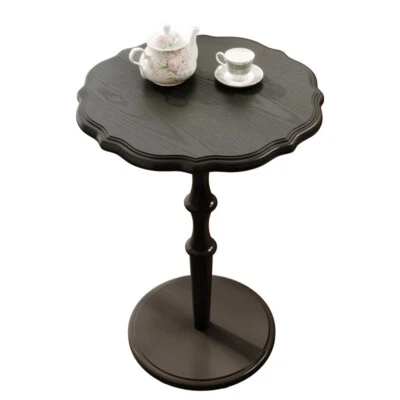 Home Vintage solid wood small apartment middle French casual small coffee table - Image 1 of 4