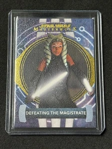 2024 Star Wars Topps Masterwork Journey of Ahsoka Defeating The Magistrate /25 - Picture 1 of 2