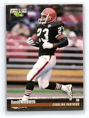 1995 Classic Pro Line Randy Baldwin Carolina Panthers #86 - Image 1 of 2