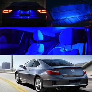 13-Up Accord Coupe V6 Interior LED HID Xenon Light Bulb Map Dome Door Trunk Blue - Bild 1 von 1