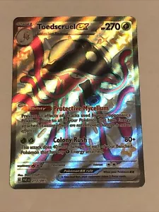 Toedscruel ex 213/091 Sv: Paldean Fates Holo - Picture 1 of 2