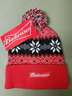 Nuevo gorro de invierno Budweiser gorra tejida. Foto 1 de 2