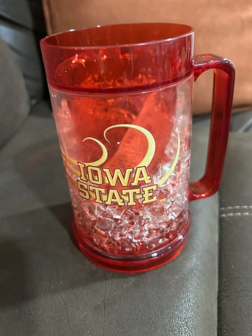 Iowa State  16oz Freezer Mug/Cup Travel Mug -- Keep It Cold Cover