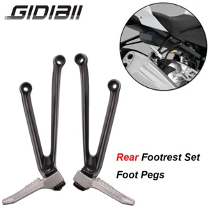 Rear Footrest Set Foot Pegs For BMW S1000R 13-16, S1000RR 2008-2018, HP4 13-16 - Picture 1 of 11