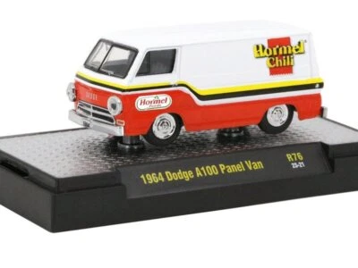 DODGE A100 Panel Van - 1964 - red / white - M2 1:64 - Bild 1 von 4