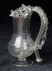 LUDWIG XIV. STOPFGLAS FRANKREICH FLÜGELGLAS BAROCK VERRE Á FARCE UM 1650 - Picture 1 of 12