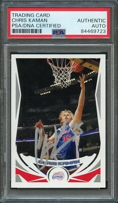 2004-05 Topps #168 Chris Kaman Signed Card AUTO PSA Slabbed Clippers - Image 1 of 2