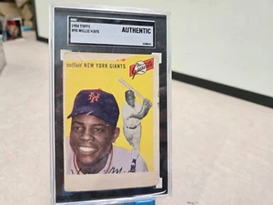 1954 Topps Willie Mays #90 SGC Authentic HOF just back fr. SGC - Picture 1 of 2