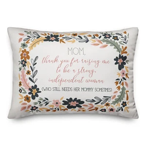 Creative Products Thank You Mom 20 x 14 Spun Poly Pillow - Picture 1 of 3