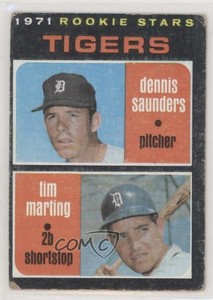 1971 Topps 1971 Rookie Stars Dennis Saunders Tim Marting #423 Rookie RC