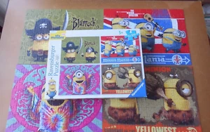 Four x 100 piece Jigsaws by Ravensburger "Minions" Complete - Picture 1 of 8