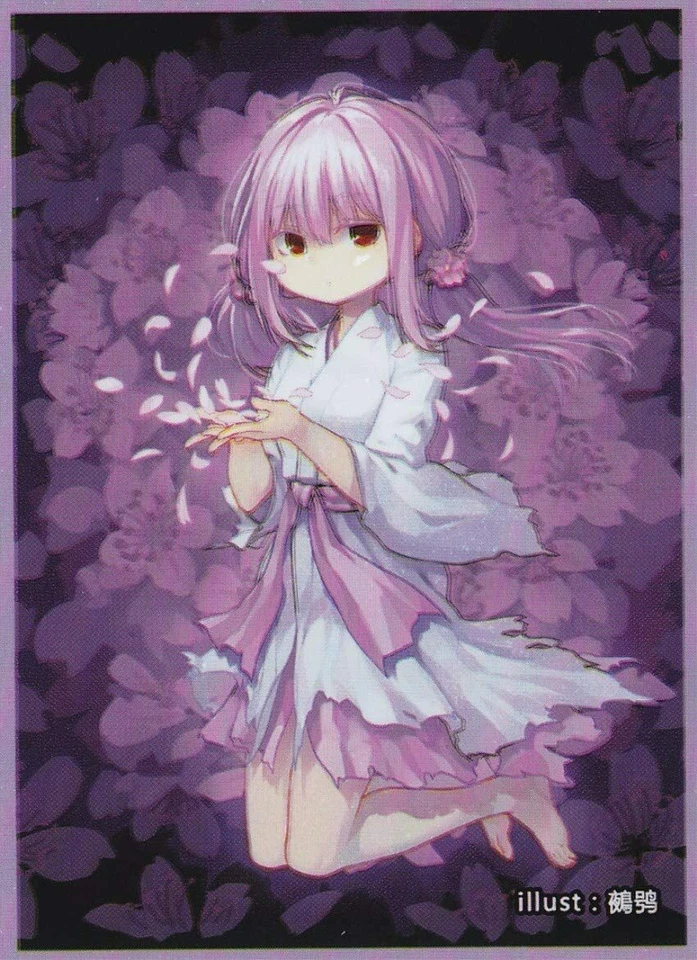 (50) MTG Wow TCG Yugioh Card Sleeves Ghost Reaper & Winter Cherries Card Sleeves - Image 1 of 1