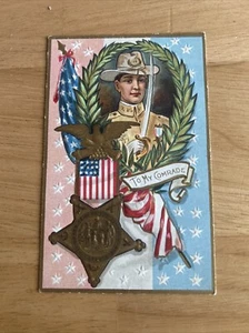 USA Postkarte GAR Bürgerkrieg Patriotisch Unbespielt - Bild 1 von 2