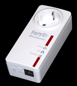 Fritz 520E Powerline dlan Adapter Powerlan FRITZ!Powerline AVM Steckdose - Bild 1 von 1