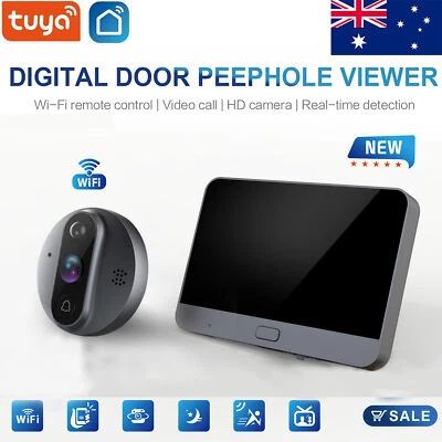New Tuya Smart WiFi Video Doorbell Wireless Video Intercom Security Door Camera - image 1 of 4