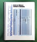 Mackie SR40-8 / SR56-8 Instruction Manual: Full Color with Protective Covers!