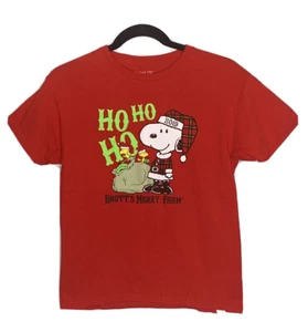 2019 Knott's Merry Farm Snoopy Woodstock T-Shirt Red Kids L - Picture 1 of 4