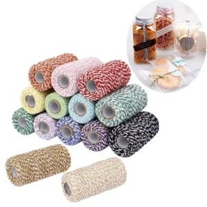 Home Decor Christmas Packing Craft Projects Twine String DIY Rope Cotton Cords - Picture 1 of 17