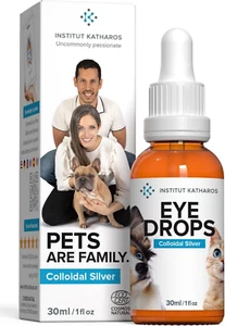 Eye Drops for Dogs & Cats - Fights Eye Infection - Powerful Antibiotic Dog & Cat - Picture 1 of 8