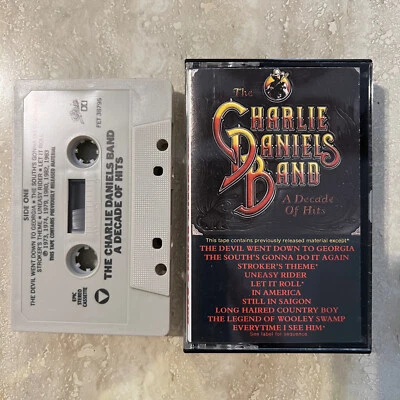 Cassette The Charlie Daniels Band A Decade Of Hits 1983 CBS Records Tested - Image 1 of 2