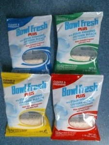 Bowl Fresh Plus w/ Stain Fighting Oxygen Bleach, Lot of 4, FREE SHIPPING - Picture 1 of 2