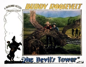 The Devils Tower Us Lobby Card Buddy Roosevelt Thelma Parr Old Movie Photo