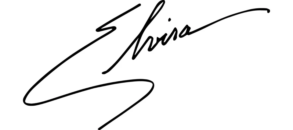 Elvira vinyl decal sticker signature autograph horror comedy