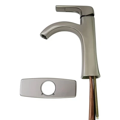 Pfister LF-042-BIEGS Bruxie Single-Hole Bathroom Faucet - Brushed Nickel - Image 1 of 4