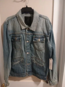 CHAQUETA VAQUERA MUJER XXL ETIQUETA NEGRA E T C ALGODÓN AZUL CON ETIQUETA - Imagen 1 de 7