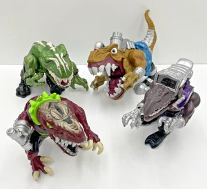 4x Street Sharks Extreme Dinosaurs Bundle Mattel 1995-97 Streetwise Designs K12 - Picture 1 of 21