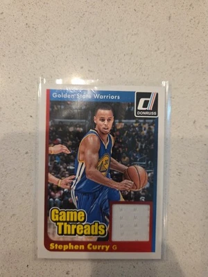 2014-15 Panini Donruss Game Threads Standard Stephen Curry jersey - Image 1 of 4
