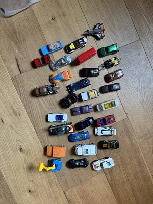 Hot Wheels Matchbox Lot of 30 Diecast Cars Trucks & More - Image 1 of 4