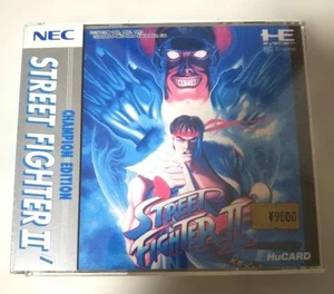 Street Fighter II' Champion Edition HuCARD PC Engine NEC New Sealed Japan - Picture 1 of 2