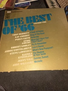 The Best Of 66 Volume - 2 LP Columbia Records AB 1 Mono Vinyl Streisand Bennett - Picture 1 of 5