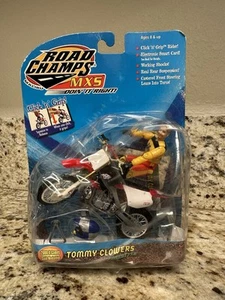 Road Champs Tommy Clowers MXS Dirt Bike Toy 2001 Motocross Dirtbike Figure Rare - Picture 1 of 24