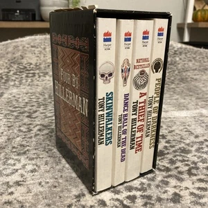 Four by Hillerman Tony Hillerman Box Set Thief Time Skinwalkers Darkness Dead - Picture 1 of 19