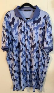 Greyson The Shadows Blue Mens Golf Polo Size XXL - Picture 1 of 7