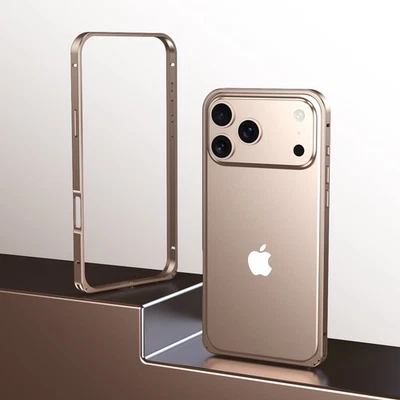 For iPhone 17 Pro Max Air 16 Pro Shockproof Metal Bumper Case Slim Frame Cover - Image 1 of 4