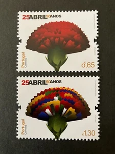 Portugal 2024 - 50 Years 25 April Revolution stamps set MNH Joint Issue Cabo Ver - Picture 1 of 1