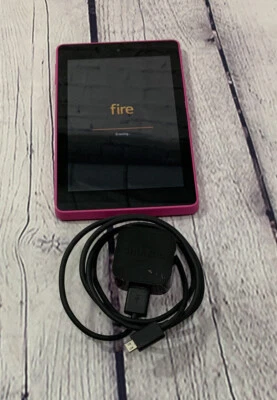 亚马逊 Fire HD 8 平板电脑(第 6 代)8 英寸显示屏 16 GB 品红 — 第 1/3 张图片