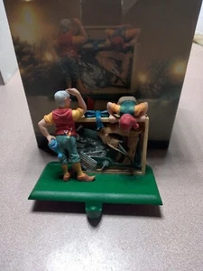 Genuine Harley Davidson 1994 Christmas Elves Stocking Holder  - Picture 1 of 1