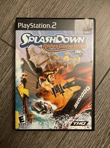 SPLASHDOWN RIDES GONE WILD Sony Playstation 2 PS2 Complete With Manual CIB - Picture 1 of 4
