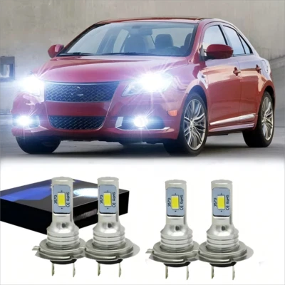 Para Suzuki Kizashi 2010-2013 -Brillantes 6000K LED Faros Hi Lo Beam A++ Foto 1 de 4