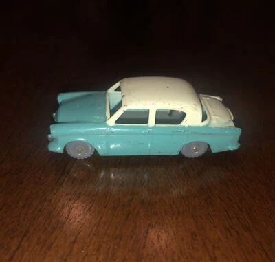 1959 LESNEY Matchbox Blue/White Chevy Hillman Minx #43 Made in England Excellent - Image 1 of 4